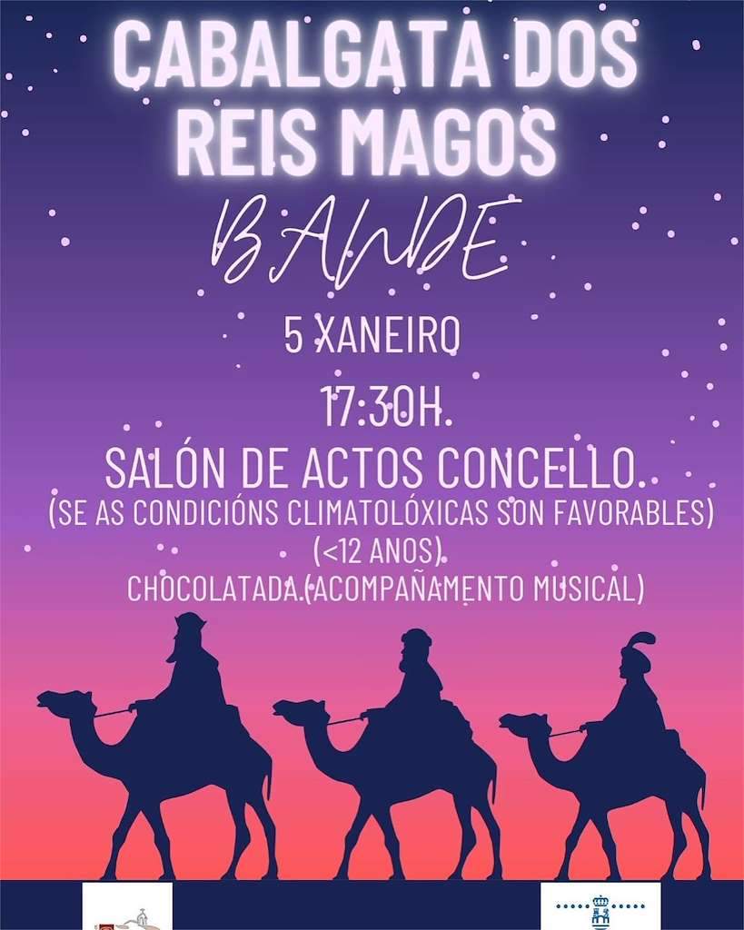 Programa de Nadal - Cabalgata dos Reis Magos (2024-2025) en Bande