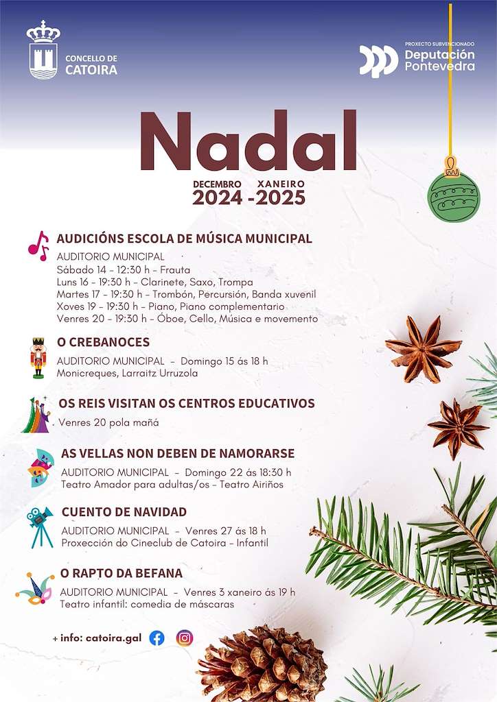 Programa de Nadal (2024-2025) en Catoira