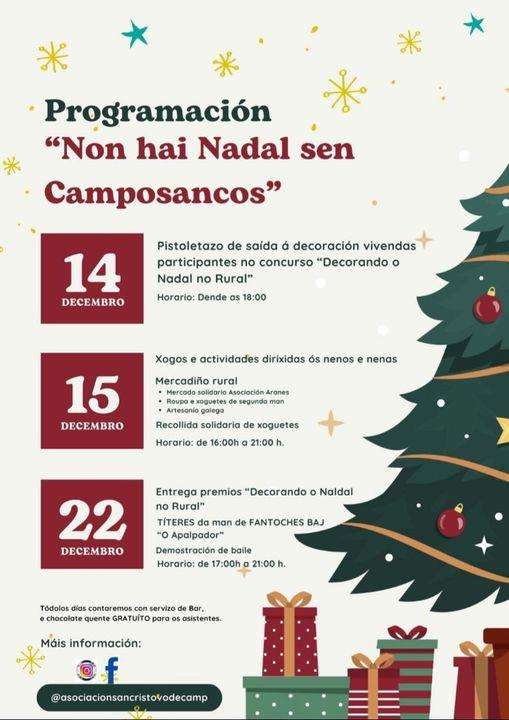 Programa de Nadal de Camposancos (2024) en Lalín