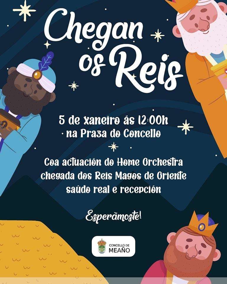 Programa de Nadal - Recepción dos Reis Magos (2024-2025) en Meaño