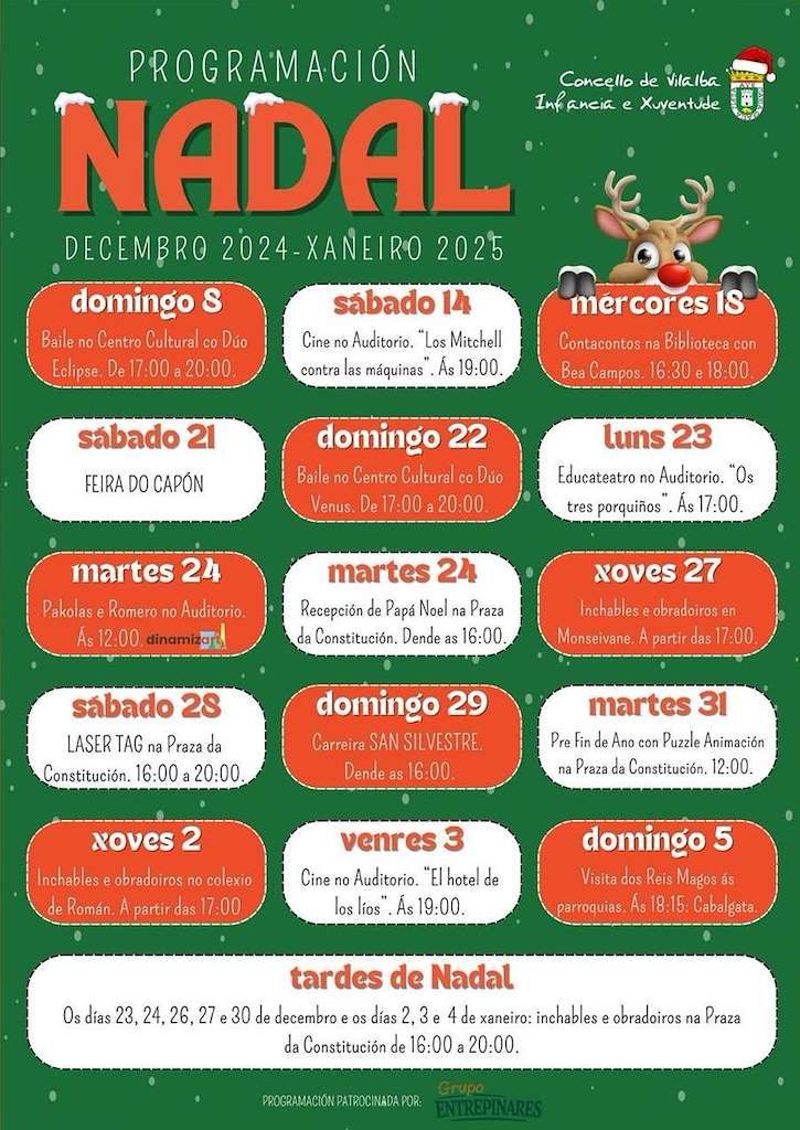 Programa de Nadal - Visita dos Reis Magos (2024-2025) en Vilalba