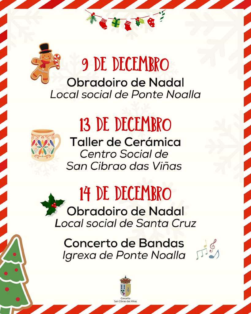 Programa de Nadal - Visita dos Reis (2024-2025) en San Cibrao das Viñas