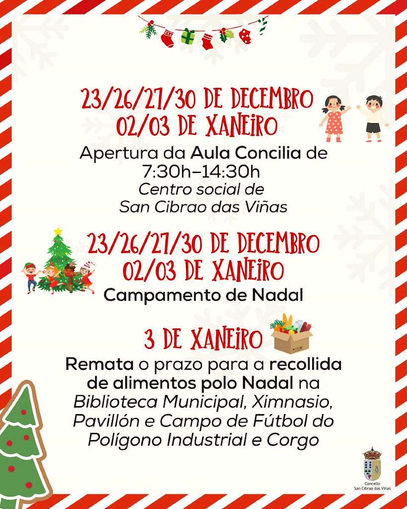 Programa de Nadal - Visita dos Reis en San Cibrao das Viñas