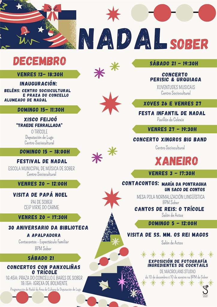 Programa de Nadal - Visita dos Reis (2024-2025) en Sober