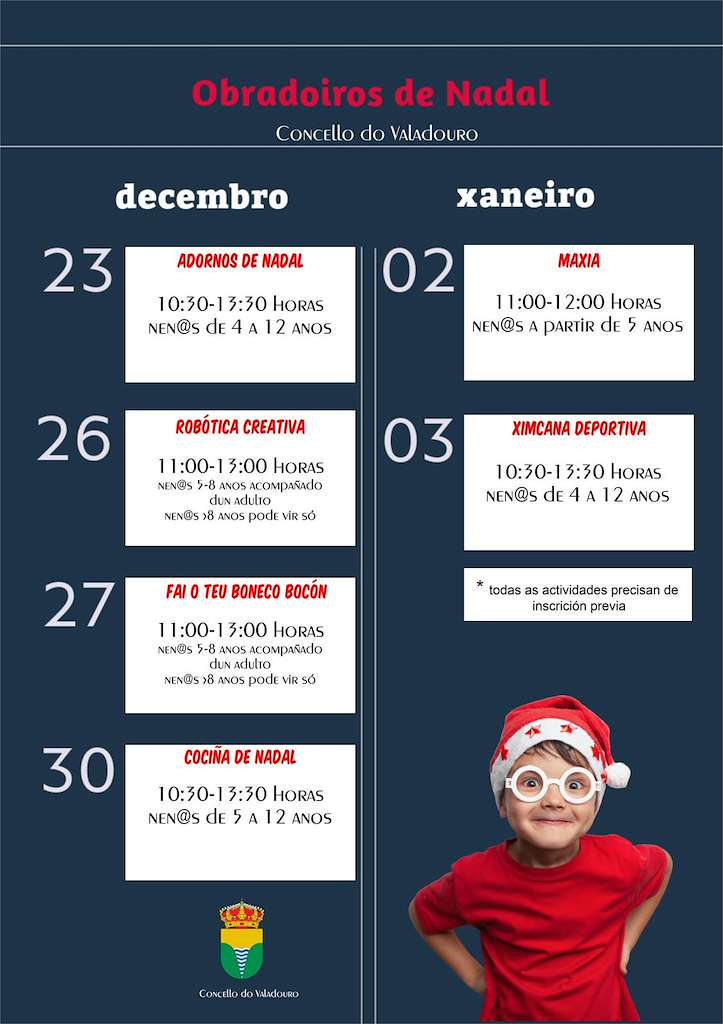 Programación de Nadal (2024-2025) en O Valadouro