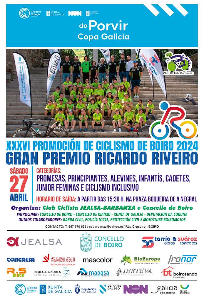 XXXVI Promoción de Ciclismo - Gran Premio Ricardo Riveiro (2024) en Boiro