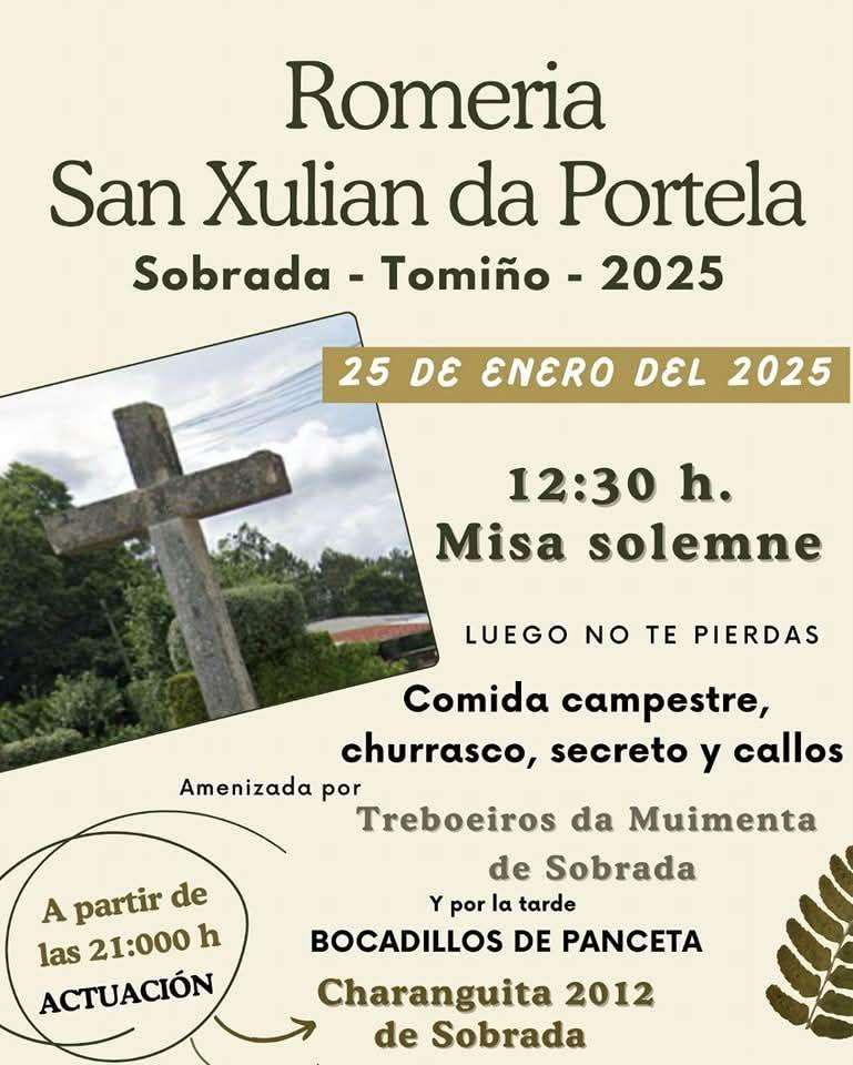 Romería de San Xulián da Portela (2025) en Tomiño