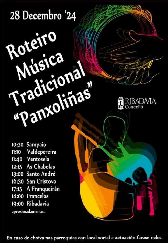 Roteiro Música Tradicional Panxoliñas en Ribadavia