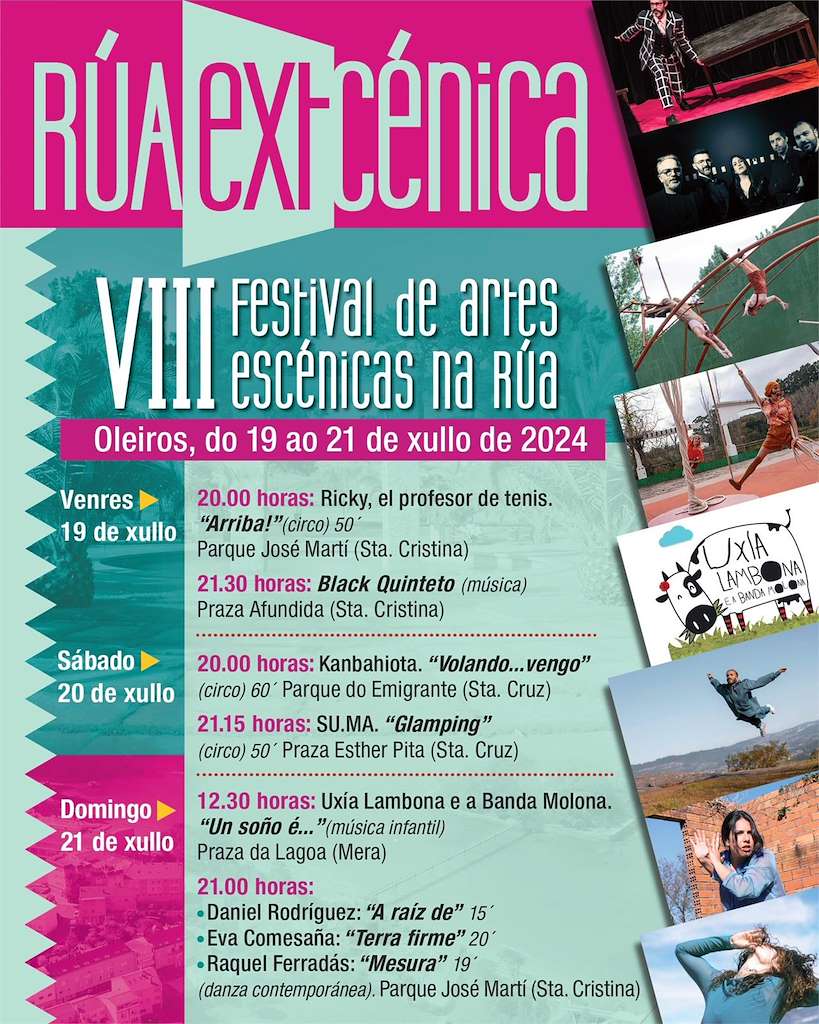 Rúa Extcénica - VIII Festival das Artes Escénicas na Rúa (2024) en Oleiros