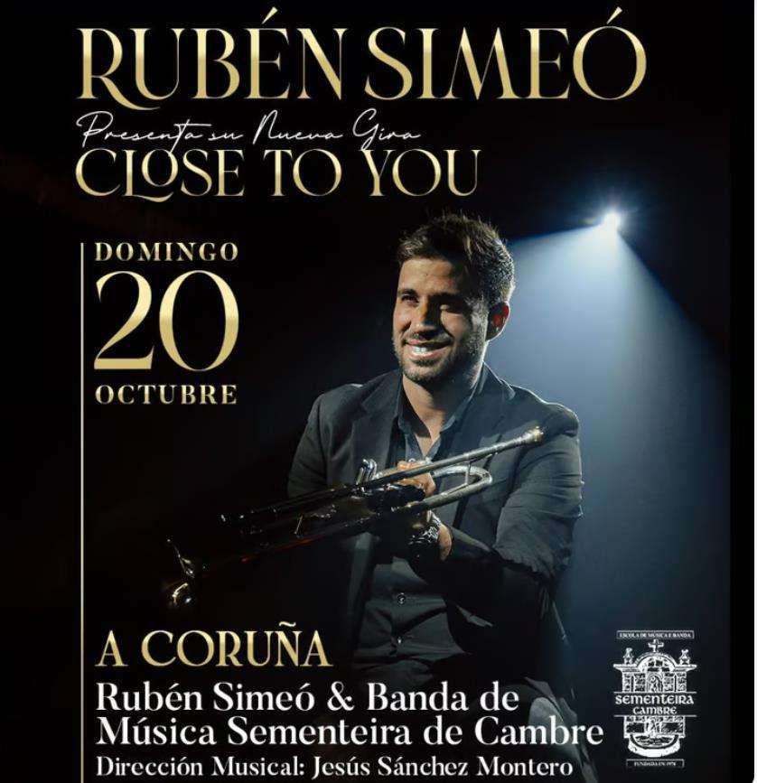 Ruben Simeó y Banda de Música Sementeira - Close to You (2024) en A Coruña