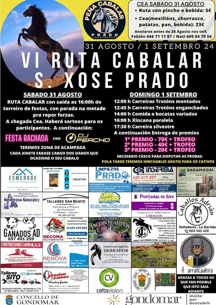 VI Ruta Cabalar S. Xose Prado (2024) en Gondomar