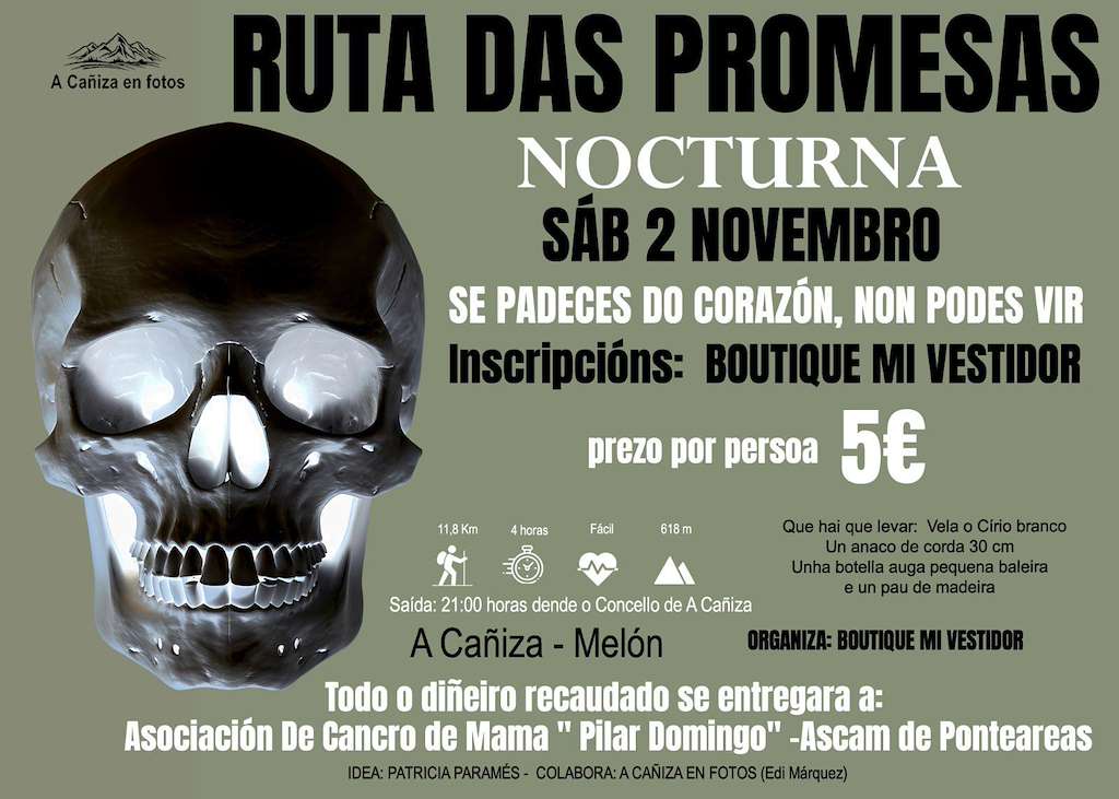 Ruta das Promesas Nocturna (2024) en A Cañiza