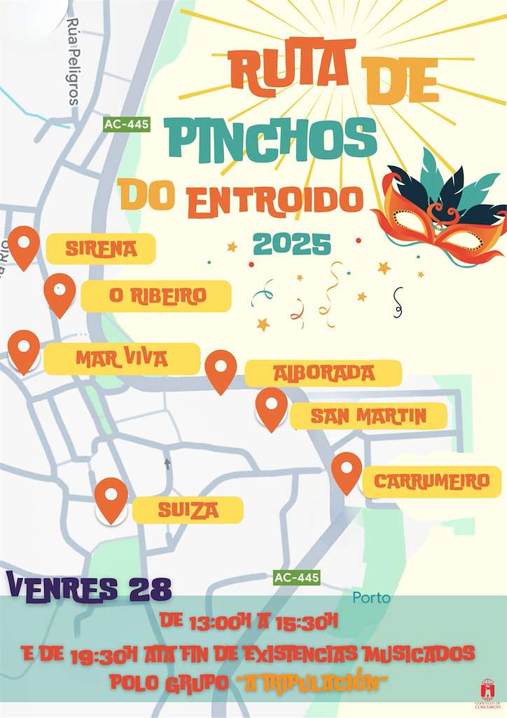 Ruta de Pinchos do Entroido (2025) en Corcubión