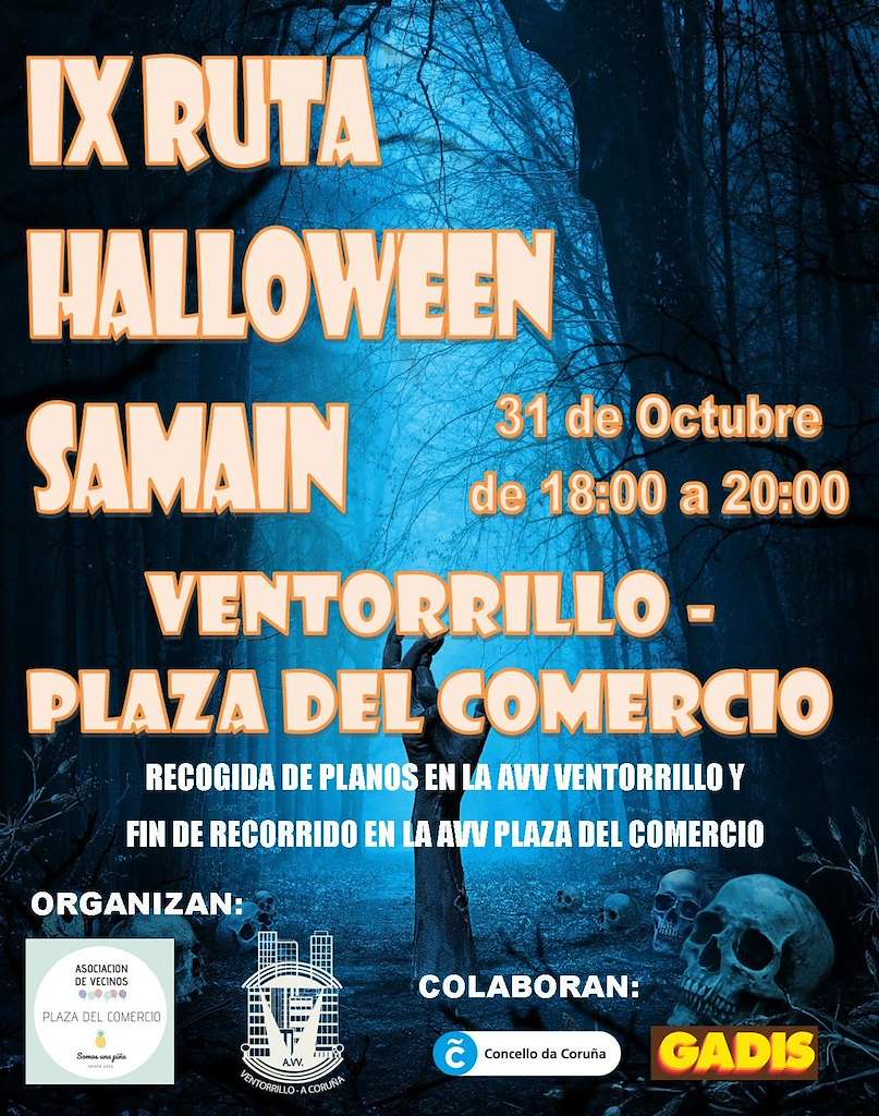 IX Ruta Halloween de Ventorrillo (2024) en A Coruña