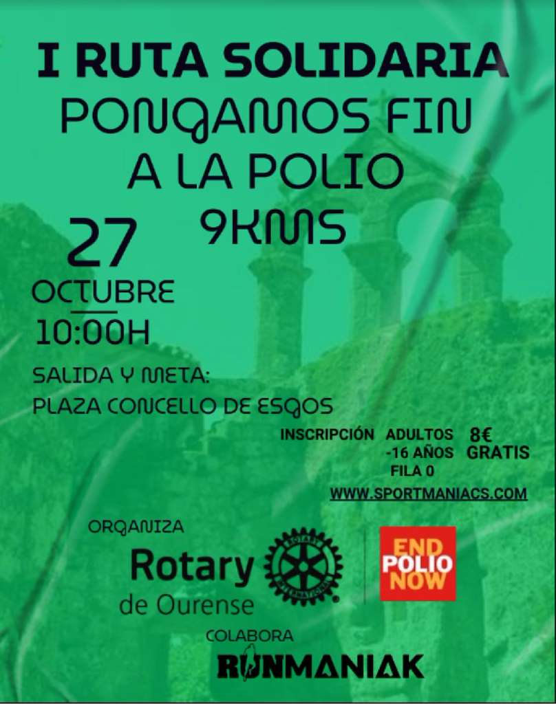 I Ruta Solidaria Pongamos Fin a la Polio (2024) en Esgos