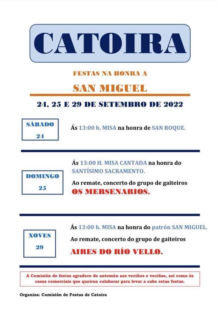 San Miguel (2024) en Catoira