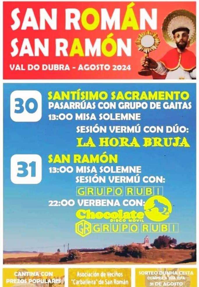 San Ramón e o Sacramento de San Román en Val do Dubra