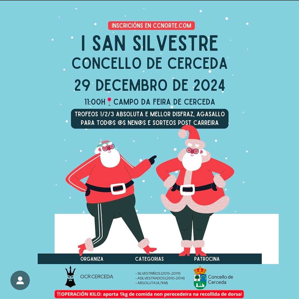 I San Silvestre (2024) en Cerceda