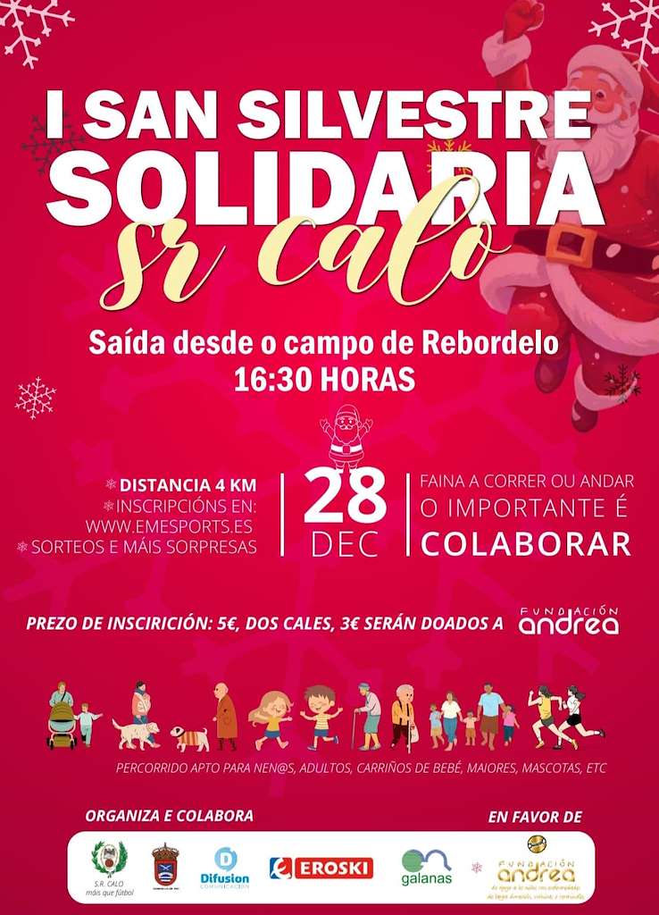 I San Silvestre Solidaria Sr. Calo (2024) en Teo