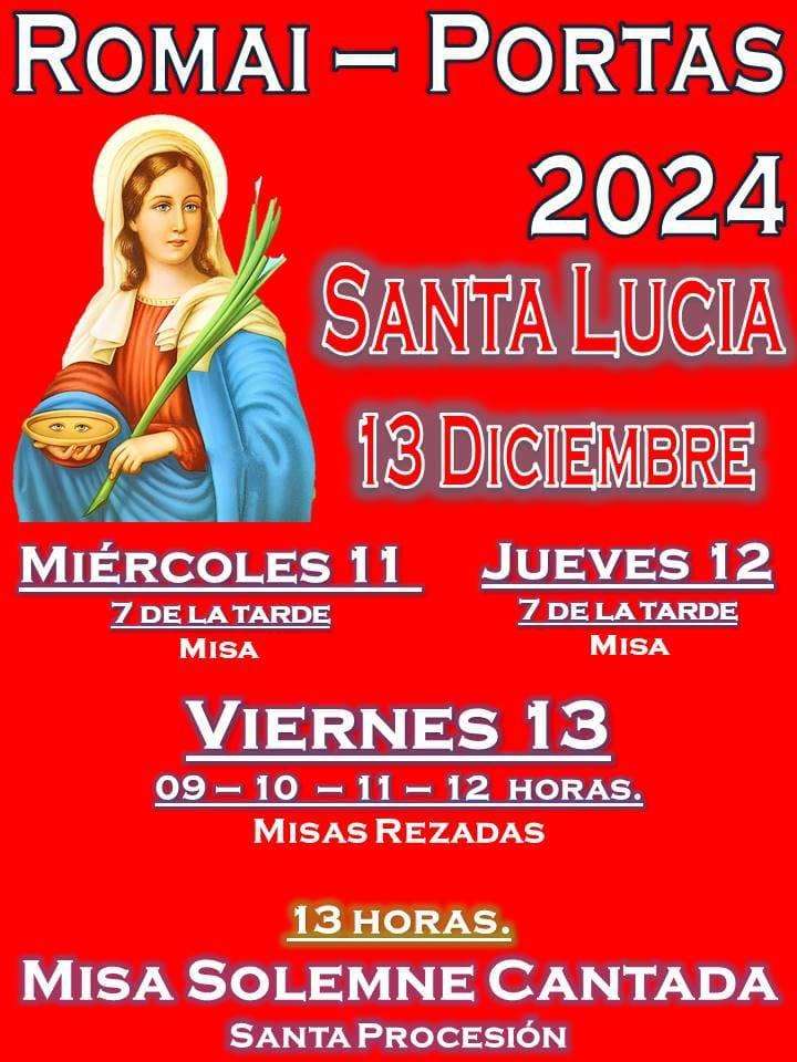 Santa Lucía de Romai (2024) en Portas