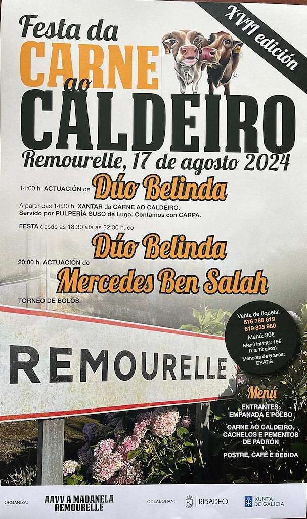 Santa María Magdalena - XVII Festa da Carne ao Caldeiro de Remourelle en Ribadeo