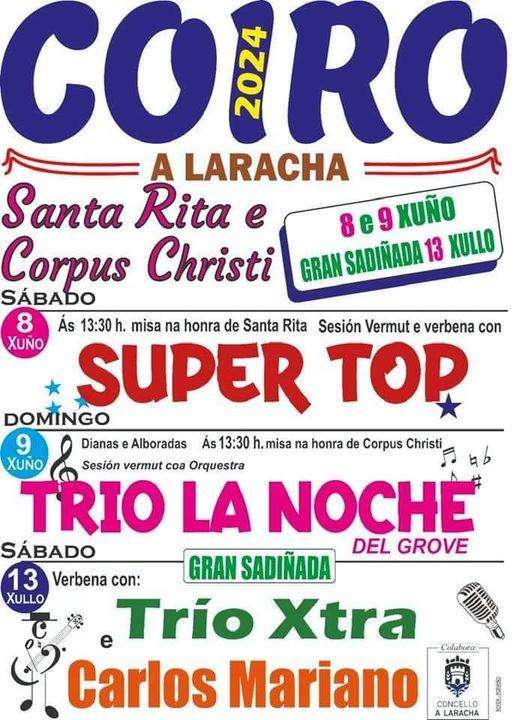 Santa Rita y Corpus Christi de Coiro (2024) en Laracha