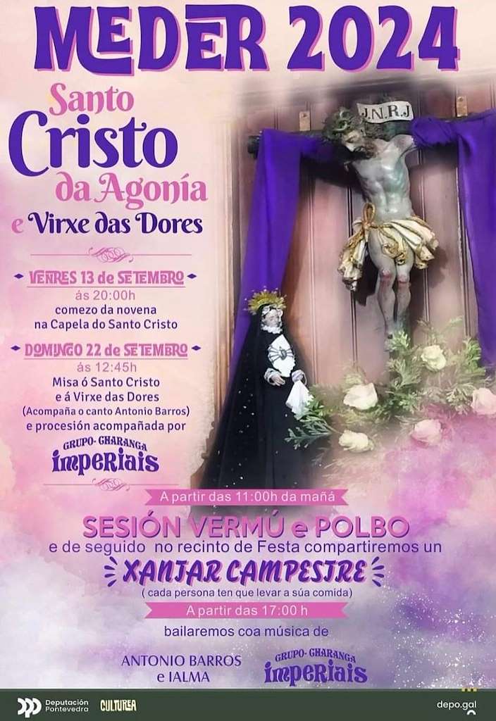 Santo Cristo da Agonía e Virxe das Dores de Meder (2024) en Salvaterra do Miño