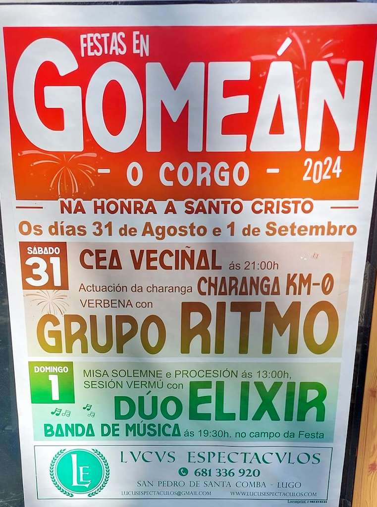 Santo Cristo de Gomean (2024) en O Corgo