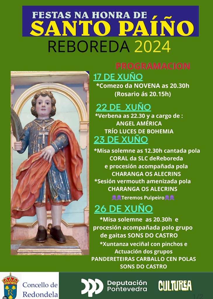 Santo Paíño de Reboreda (2024) en Redondela