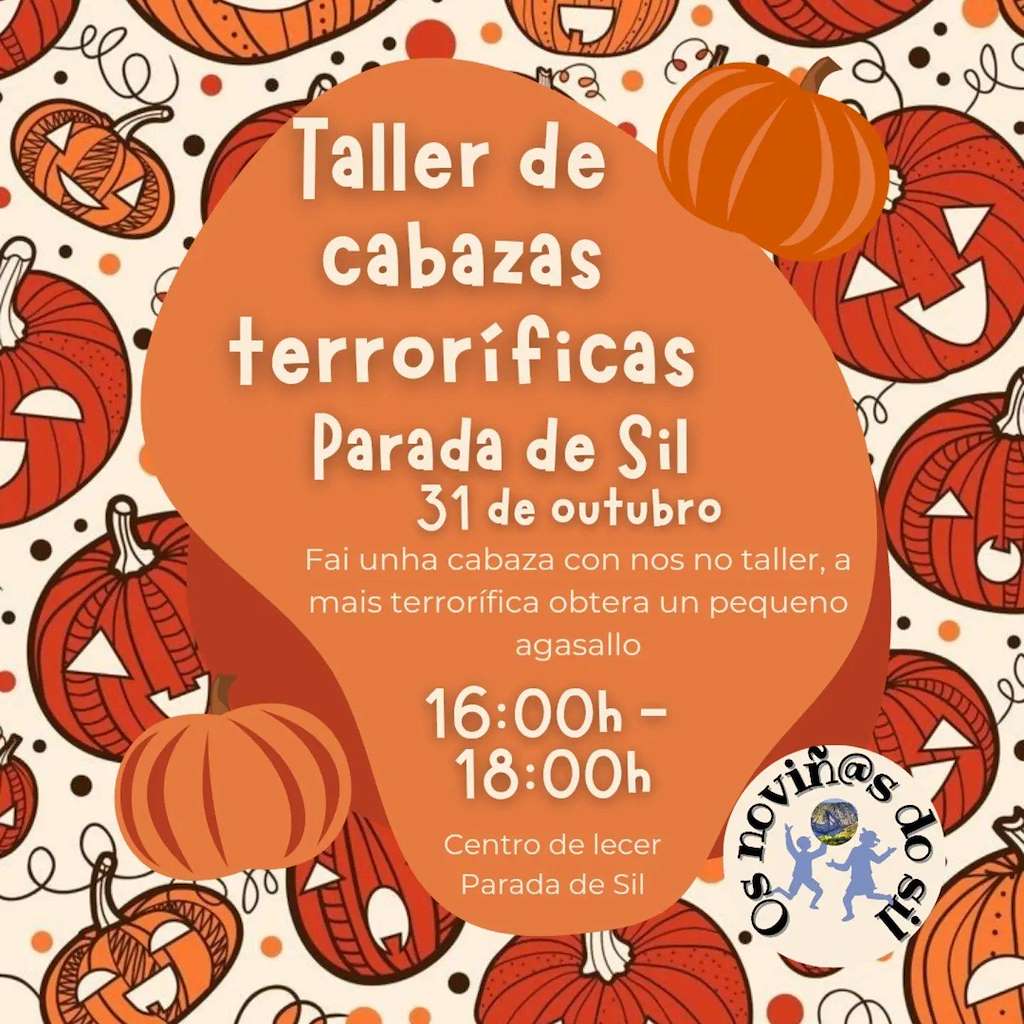 Taller de Cabazas Terroríficas (2024) en Parada de Sil