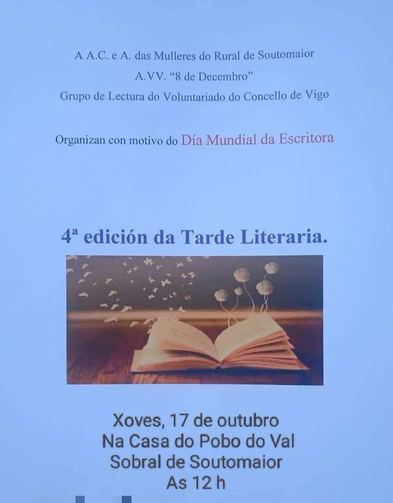 IV Tarde Literaria  en Soutomaior