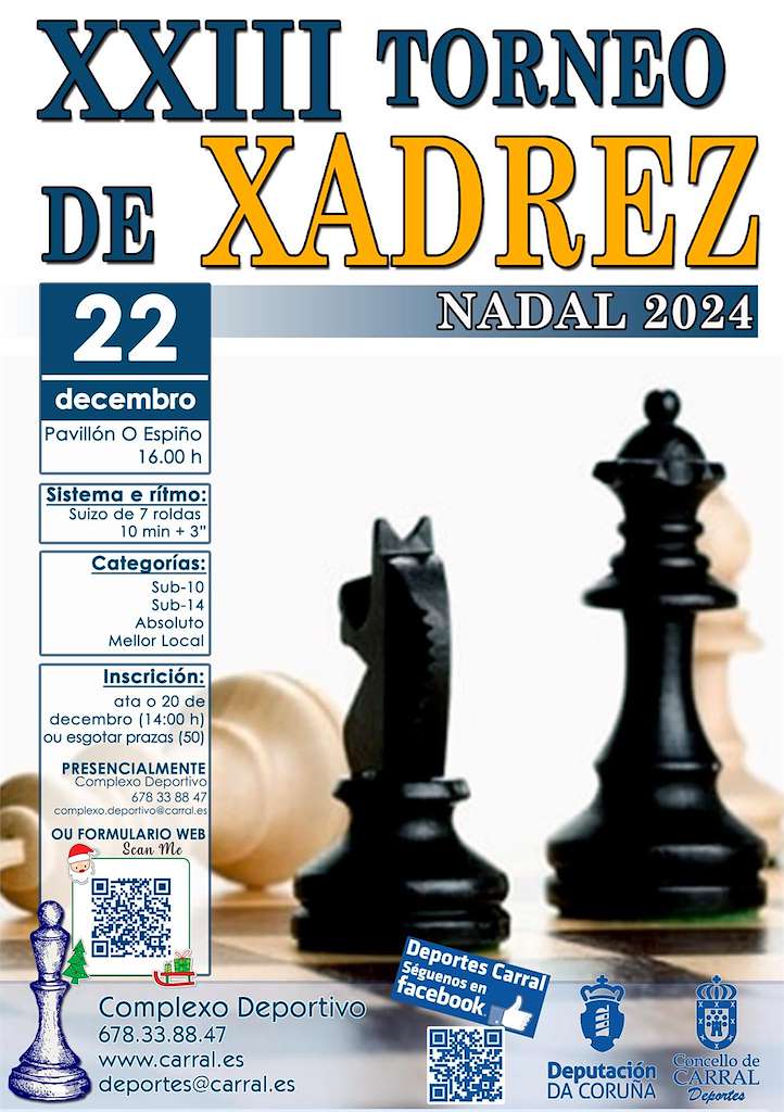 XXIII Torneo de Xadrez de Nadal (2024) en Carral