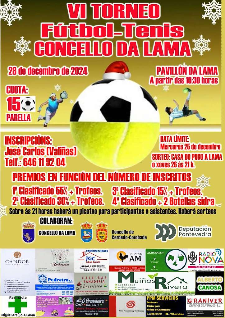 VI Torneo Fútbol-Tenis (2024) en A Lama