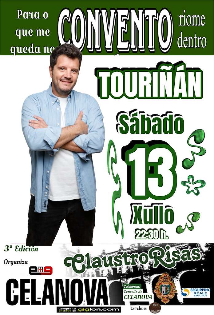 Touriñán - ClaustroRisas (2024) en Celanova