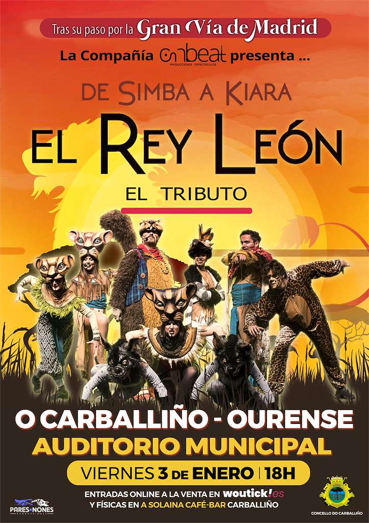 Tributo al Rey León (de Simba a Kiara) (2025) en O Carballiño