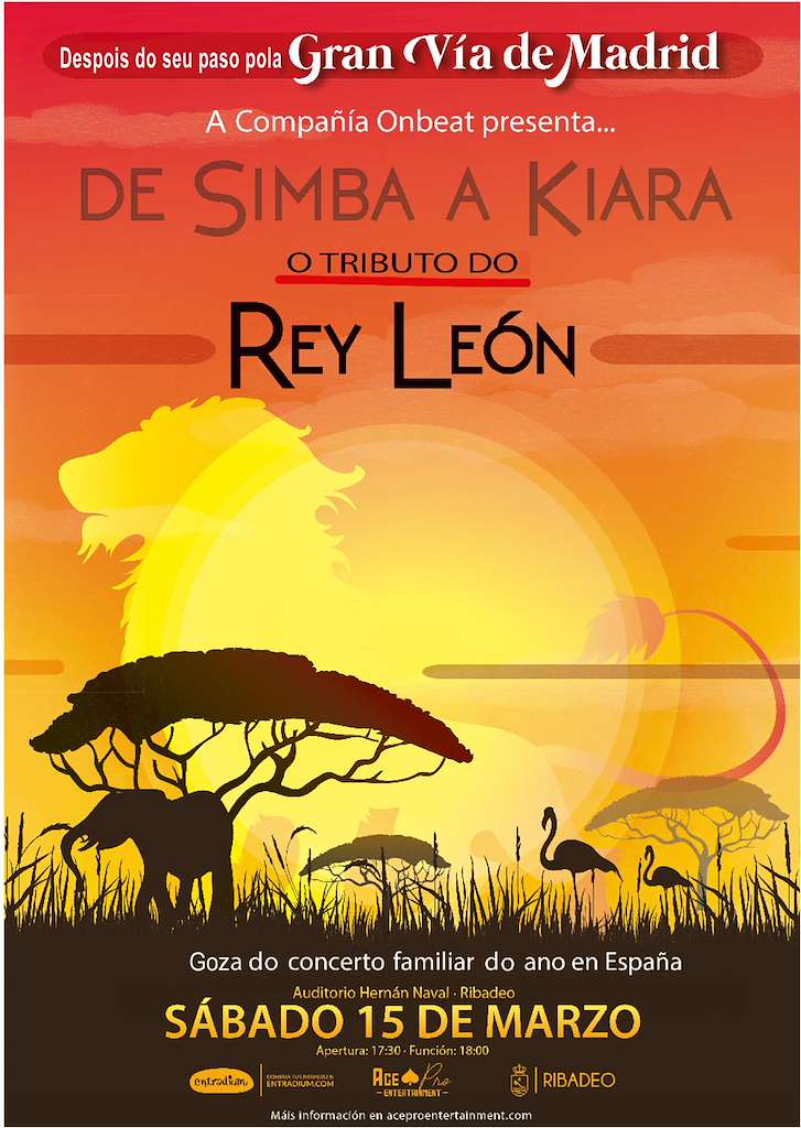 Tributo al Rey León (de Simba a Kiara) (2025) en Ribadeo