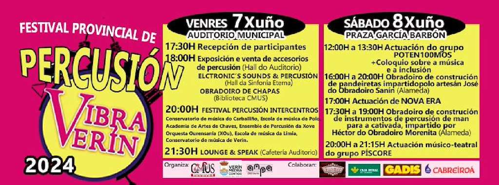 Vibra Verín - Festival Provincial de Percusión