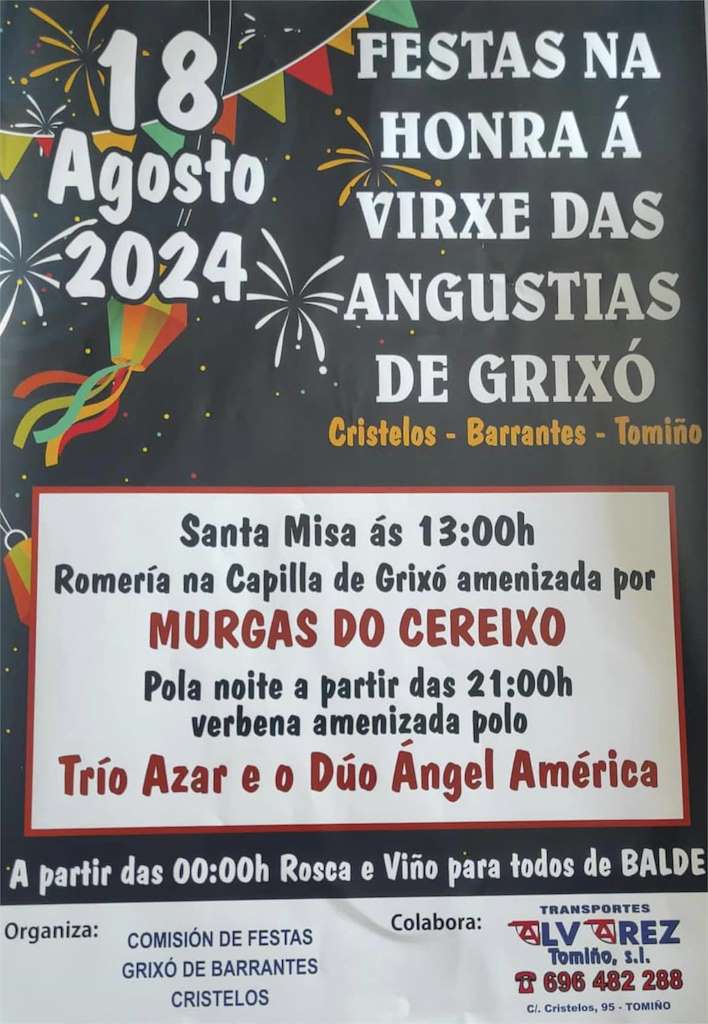 Virxe das Angustias de Grixó en Tomiño