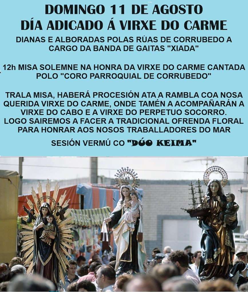 Virxe do Carme de Corrubedo en Ribeira