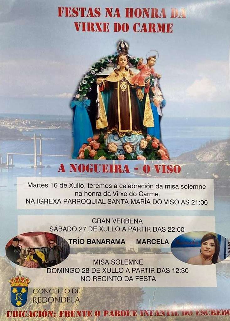 Virxe do Carme do Viso (2024) en Redondela