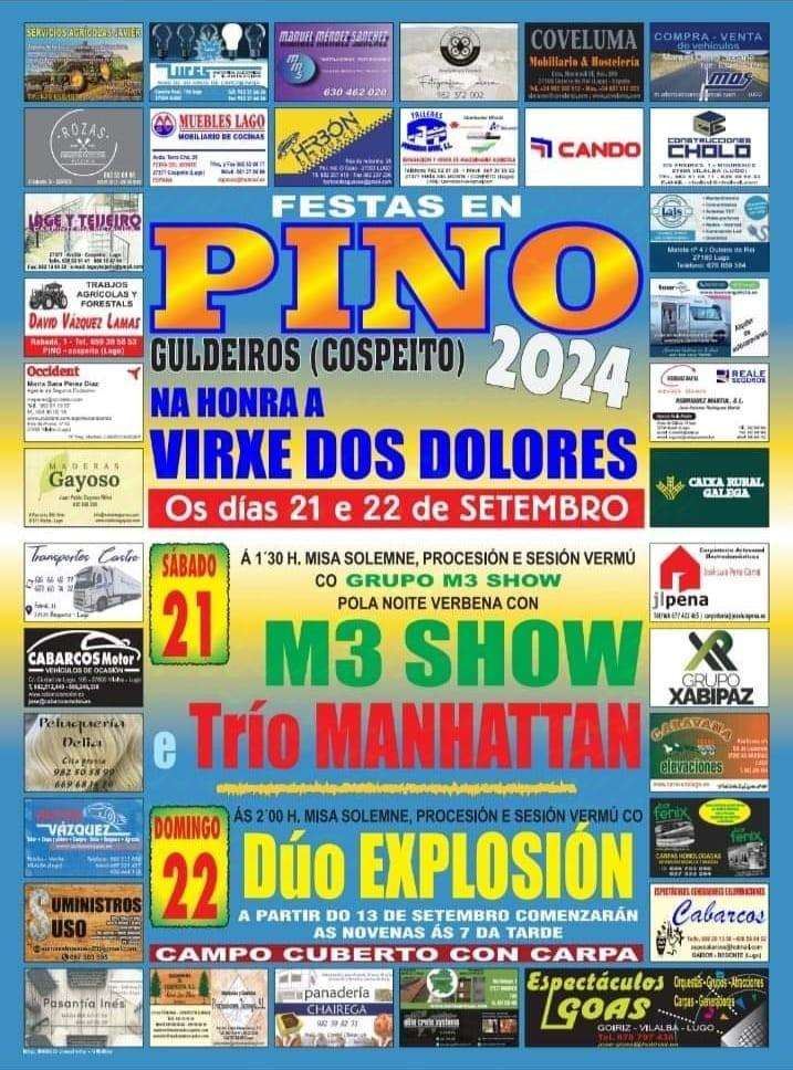 Virxe dos Dolores de Pino (2024) en Cospeito