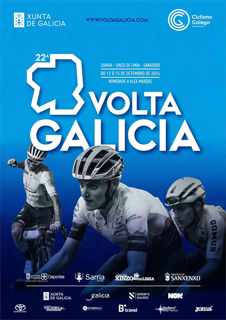 XXII Volta Ciclista a Galicia (2024) en Sarria