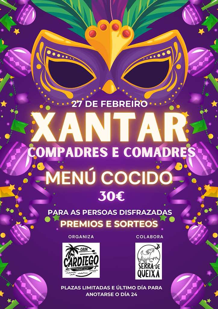 Xantar de Compadres e Comadres (2025) en Chandrexa de Queixa