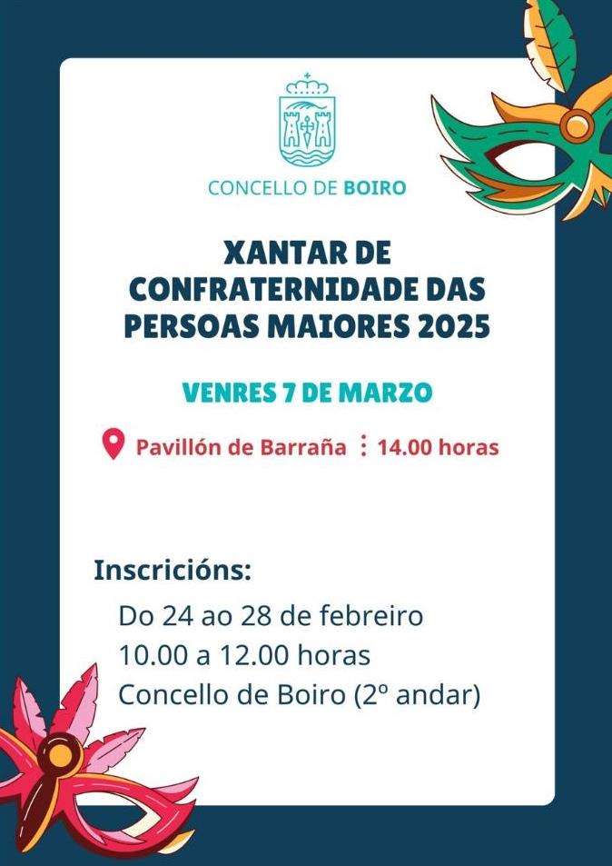 Xantar de Confraternidade das Persoas Maiores (2025) en Boiro