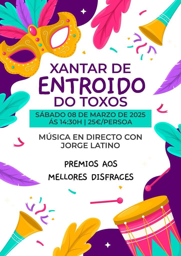 Xantar de Entroido de Toxos (2025) en Ferrol