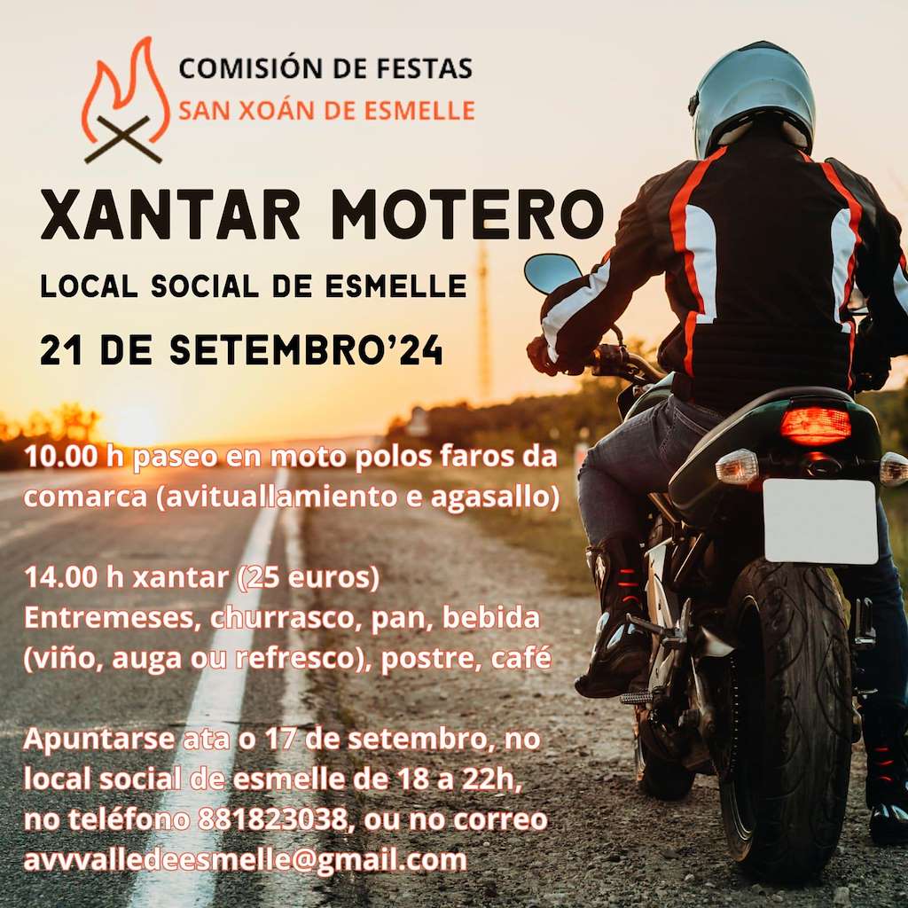 Xantar Motero de Esmelle (2024) en Ferrol