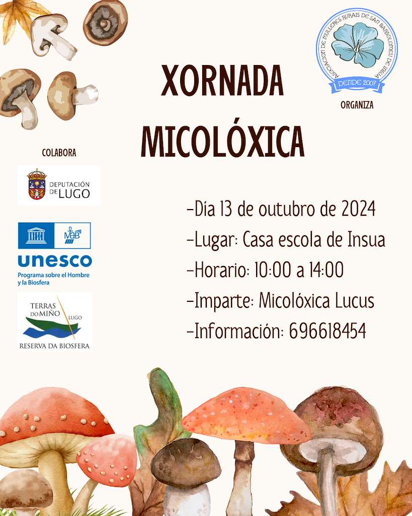 Xornada Micolóxica de Insua (2024) en Vilalba