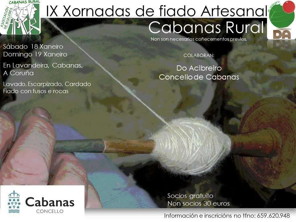 IX Xornadas de Fiado Artesanal  (2025) en Cabanas