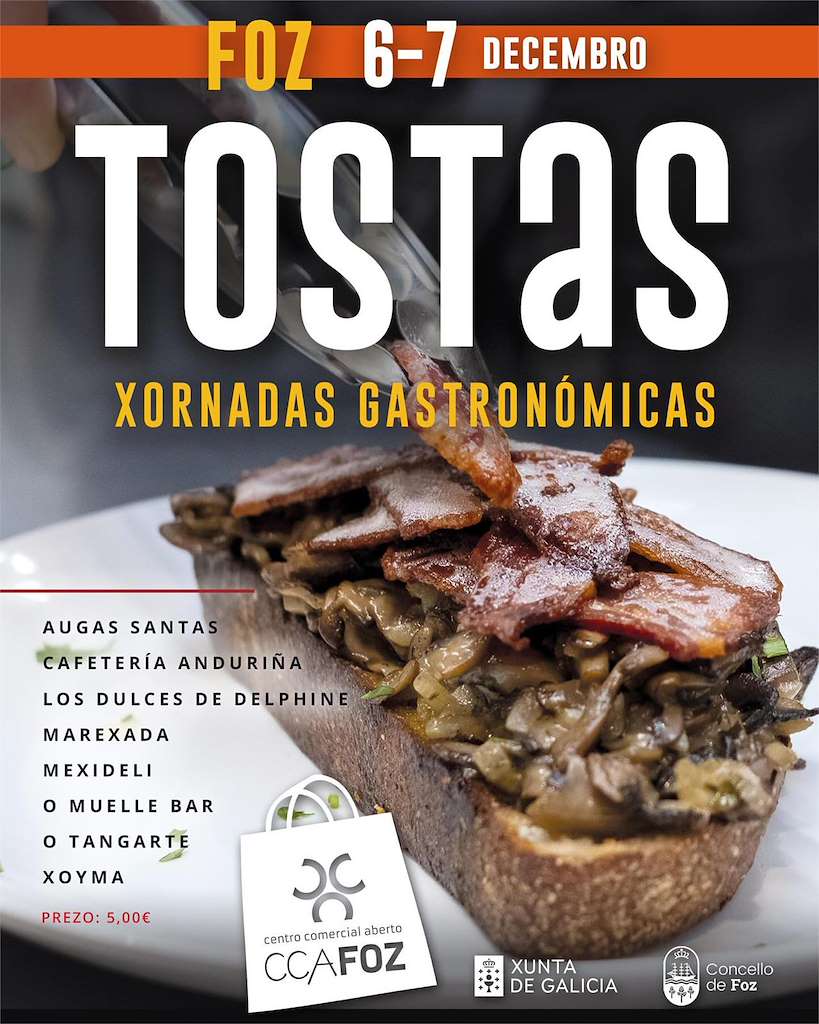 Xornadas Gastronómicas de Tostas (2024) en Foz