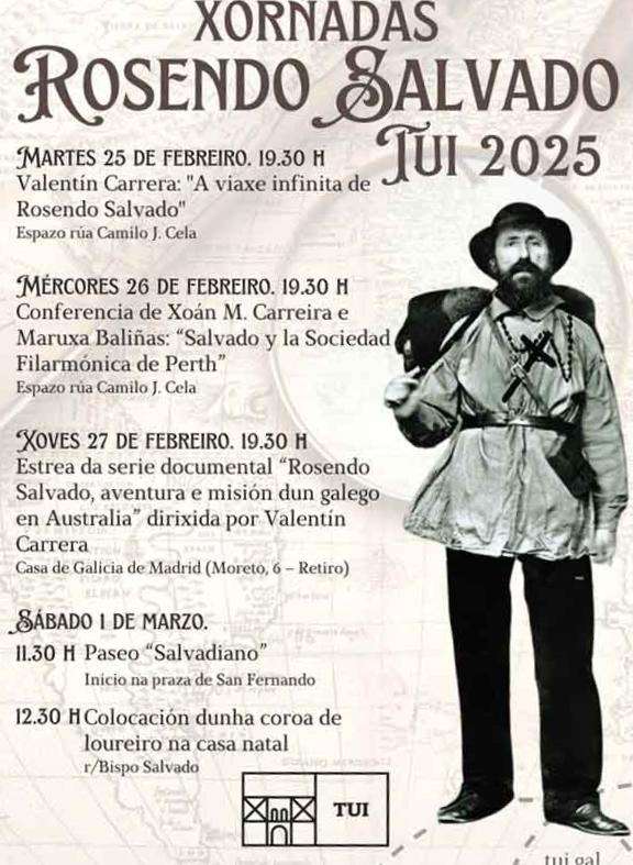 Xornadas Rosendo Salvado (2025) en Tui